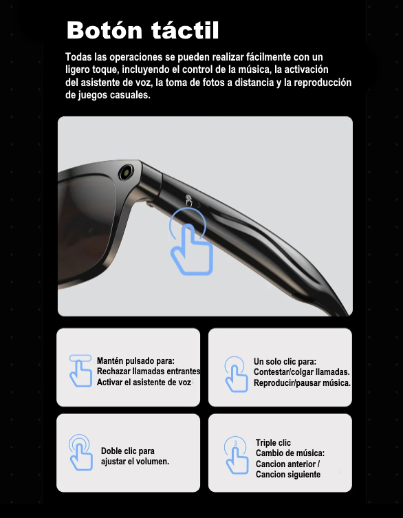 Gafas VisionGlasses inteligentes | Color Blanco.