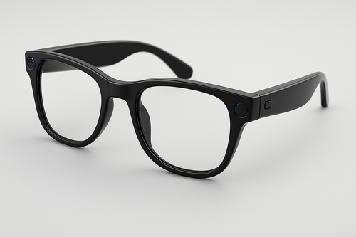 Gafas VisionGlasses inteligentes | Color negro y cristales transparentes.